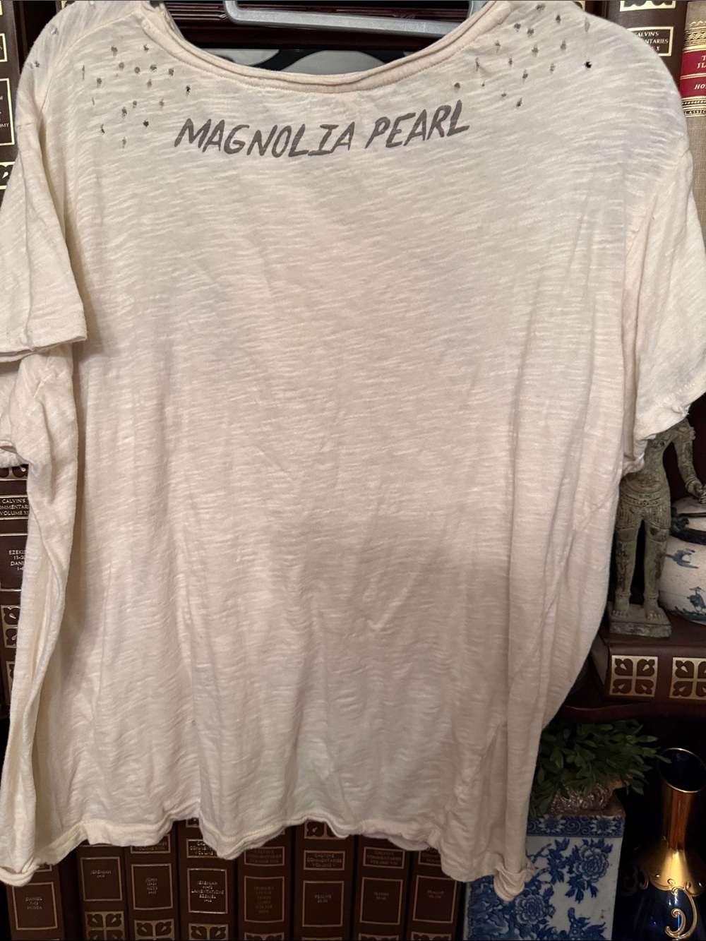 Magnolia Pearl Cream Graphic Tee with Black Print - Picture 5 of 5